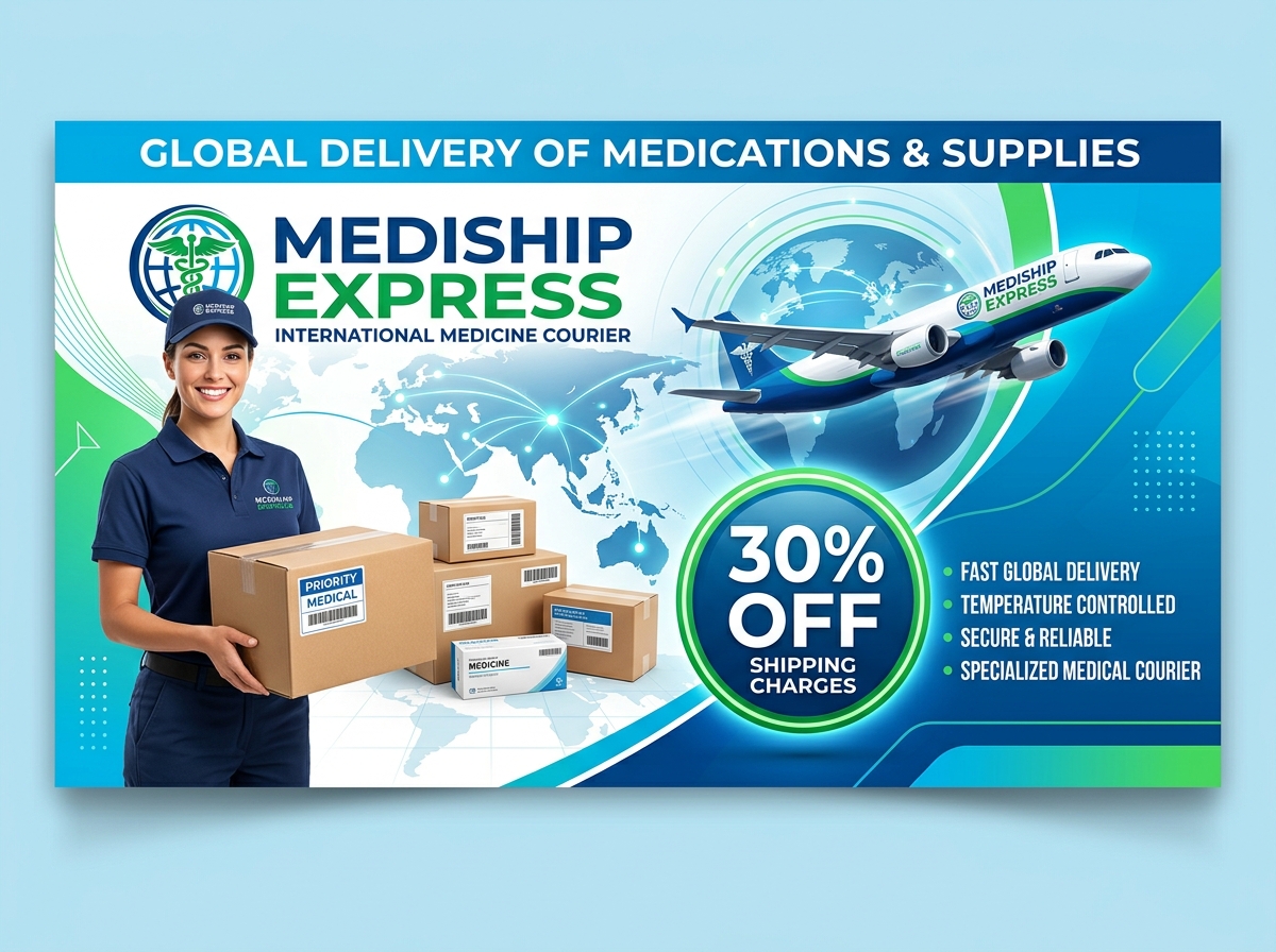30% OFF Shipping Charges - MedishipExpress Promo